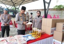 Digelar Serentak Secara Nasional, Polres Metro Tangerang Gelar Bazar Ramadhan Polri Presisi dan Baksos Bhayangkari 2025