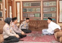 Silaturahmi Kapolres ke Ponpes As-Sa’adah, Ketua MUI Kota Tangerang Siap Bersinergi Bersama Polri