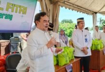 Sekda Tinjau Bazar Murah Di Kecamatan Jayanti