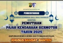 Catat! Pemutihan Pajak Kendaraan di Banten Dimulai 10 April hingga 30 Juni 2025