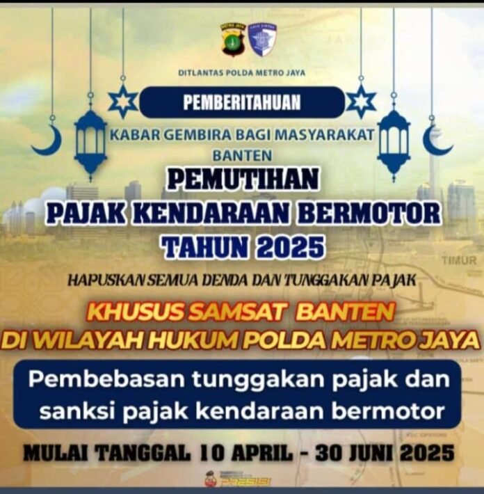 PEMUTIHAN KENDARAAN BERMOTOR BANTEN