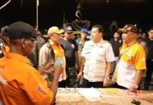 Bupati Tangerang Pantau Pos Pengamanan Malam Takbiran dan Jalur Mudik