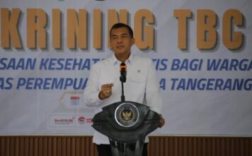 Wamenkes Sebut Kota Tangerang Salah Satu Terbaik Dalam Identifikasi TBC