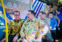 Trayek Baru S61 Blok M-Alam Sutera Resmi Diluncurkan, Wakil Wali Kota Pilar Ajak Warga Gunakan Transportasi Publik