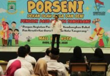 Dukung Lomba Kreatifitas Antar Guru Paud, Maryono Buka Porseni Pendidik Paud Kota Tangerang
