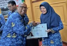 Tangsel Raih Penghargaan Penyelenggara Statistik Sektoral Terbaik III se-Provinsi Banten