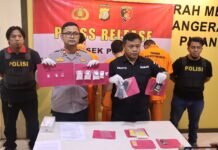 Sabu Seberat 280,68 Gram Disita Polsek Pinang Kota Tangerang, Dua Pelaku Diamankan