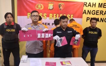 Sabu Seberat 280,68 Gram Disita Polsek Pinang Kota Tangerang, Dua Pelaku Diamankan