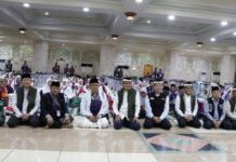 Bupati Maesyal Lepas Kloter Pertama Jamaah Calon Haji Kabupaten Tangerang