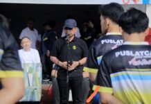 Buka Tes Fisik Atlet Puslatcab, Sachrudin Sebut Kolaborasi Adalah Kunci Kota Tangerang Juara