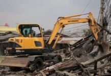 Amankan Aset Daerah, Pemkot Tangerang Lakukan Pembongkaran Bekas Pasar Pisang Babakan