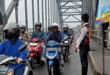 Atasi Kemacetan, Dishub Kota Tangerang Terapkan Rekayasa Lalu Lintas di Jembatan Kedaung
