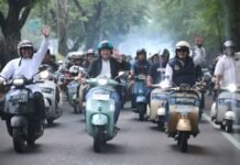 Ratusan Scooterist Turut Ramaikan Festival Al-A’zhom ke-12 di Kota Tangerang