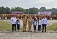 Bupati Tangerang Melepas 50 Peserta Jumbara IV Provinsi Banten