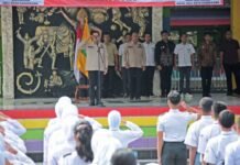 Diklat Paskibra Sekolah Resmi Dibuka, Maryono: terus Tanamkan Semangat dan Disiplin