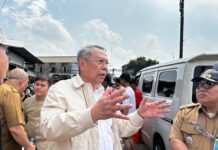 Wali Kota Benyamin Davnie Terjun Langsung ke Lokasi Banjir Maharta