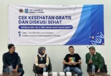 Dinkes Tangsel Gelar Cek Kesehatan Gratis Dan Diskusi Dengan Wartawan