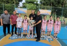 Wakil Walikota dan Ketua Perbasi Kota Tangerang Tutup Turnamen Pinang Basket Ball Klub