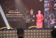 Pisah Sambut Kapolres Metro Tangerang Kota, Sachrudin: Mari Perkuat Kamtibmas Melalui Kolaborasi Berbagai Lini