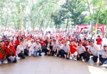 Edukasi dan Sosialisasi Pajak Lewat Olahraga, Wali Kota Benyamin Lepas Fun Walk Tangsel 2025