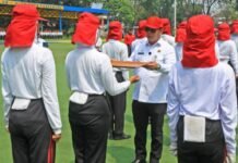 Wakil Walikota Tangerang jadi Pelatih Calon Pengibar Bendera Pusaka