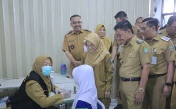 Kick Off CKG Diikuti 860 Siswa, Sachrudin: Wujudkan Generasi Sehat Sejak Dini
