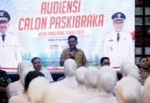 Wali Kota Tangerang Cek Fasilitas Upacara dan Motivasi Capaska Menjelang HUT RI ke- 80