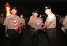 Wali Kota Tangerang Terima Lencana Melati di HUT Pramuka ke 64