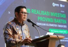 Pemprov Banten Puji Capaian Investasi Kota Tangerang, Maryono: Berkat Kemudahan dan Sinergi