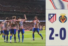 Hasil Liga Spanyol Pekan Keempat, Atletico Madrid Sukses Atasi Villareal 2-0