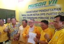 Kantongi Rekomendasi Bahlil Lahadalia, Sachrudin Daftar Bakal Calon Ketua Partai Golkar Tangerang 2025-2030