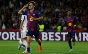 Barcelona Gilas Olympiakos 6-1, Fermin Lopez Jadi Bintang Lapangan Barcelona Gilas Olympiakos 6-1, Fermin Lopez Jadi Bintang Lapangan
