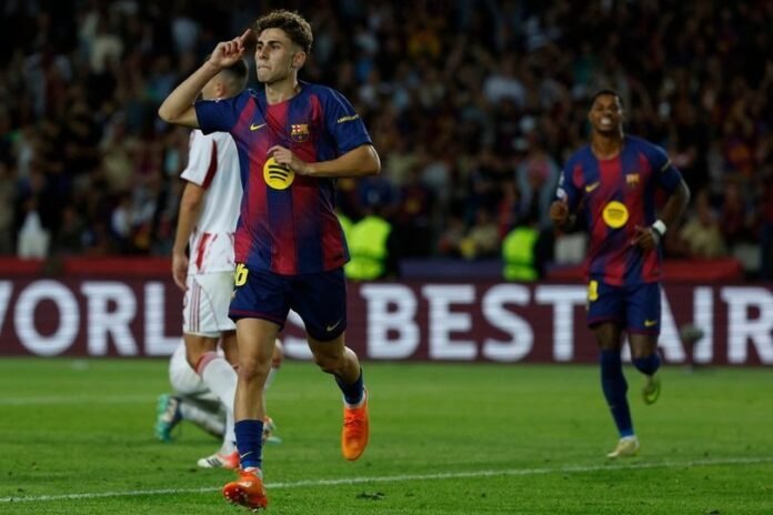 Barcelona Gilas Olympiakos 6-1, Fermin Lopez Jadi Bintang Lapangan