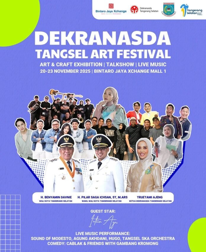 Gerakan Angkat Produk Lokal, Tangsel Gelar Art Festival Mulai 20-23 November 2025