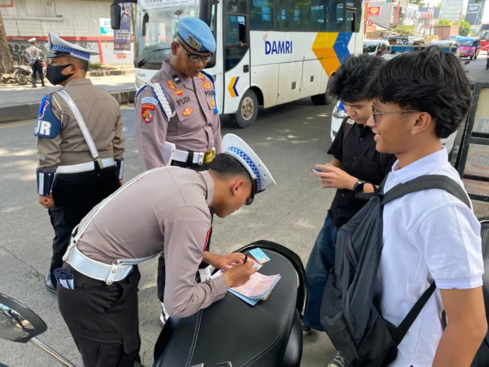 Operasi Zebra di Kota Serang Sasar Pelanggar yang Marak Muncul di Dua Lokasi Hari Ini