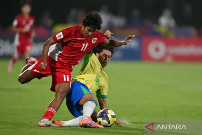 Garuda Muda Tumbang 0-4 dari Brazil di Matchday Kedua Piala Dunia U-17 2025