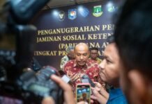 Pemprov Banten Dorong Perda Jaminan Sosial untuk Pekerja Rentan Pemprov Banten Dorong Perda Jaminan Sosial untuk Pekerja Rentan