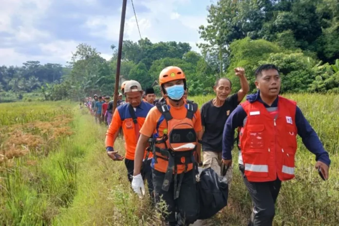 Bocah Hanyut di Sungai Ciujung Kabupaten Lebak Ditemukan Meninggal