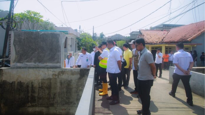 Pilar Tinjau Titik Banjir dan Longsor Akibat Hujan Ekstrem 01