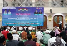 Bukan Demo, Buruh Tangerang Rayakan May Day dengan Santunan Anak Yatim