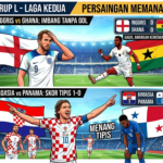 Inggris Tertahan, Kroasia Bangkit! Grup L Piala Dunia 2026 Berubah Jadi Medan Perang