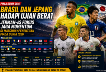 Brasil dan Jepang Hadapi Ujian Berat, Jerman-AS Fokus Jaga Momentum di Matchday Penentuan Piala Dunia 2026