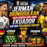 Jerman Diunggulkan Sapu Bersih Fase Grup, Ekuador Siap Beri Perlawanan Terakhir