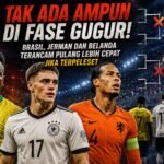 Tak Ada Ampun di Fase Gugur! Brasil, Jerman dan Belanda Terancam Pulang Lebih Cepat Jika Terpeleset