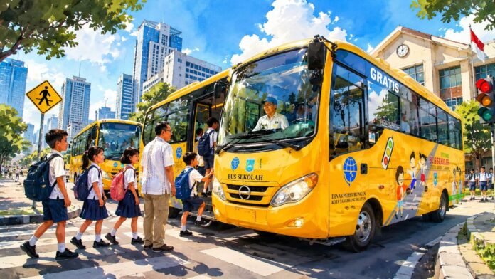 BUS SEKOLAH GRATIS TANGSEL 01