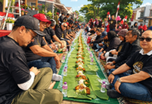 81 Meter Nasi Ulam, Warga Panorama Serpong Pamerkan Kuliner Khas Tangsel