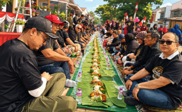 81 Meter Nasi Ulam, Warga Panorama Serpong Pamerkan Kuliner Khas Tangsel