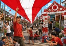 Dari Kampung yang Tak Dikenal, Kini Puri Dewata Indah Jadi Sorotan Berkat Bendera 400 Meter