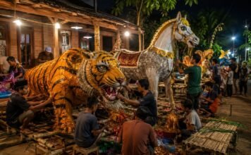Gotong Royong Warga Pekijing, Panjang Mulud Jadi Berkah