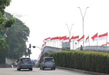 Jelang 17 Agustus, Tangsel Dipenuhi Nuansa Merah Putih